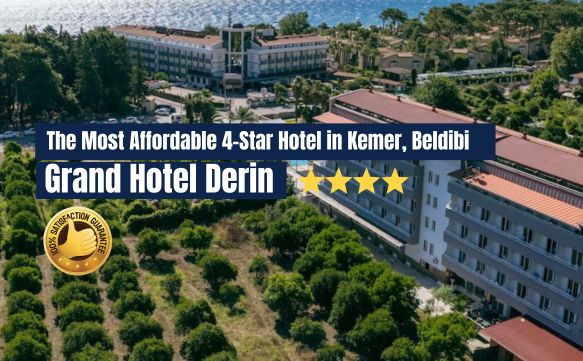 The Most Affordable 4-Star Hotel in Kemer, Beldibi: Grand Hotel Derin